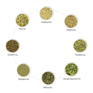 Coffret plantes bio infusions relaxation
