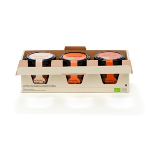 Coffret 3 pâtes à tartiner bio