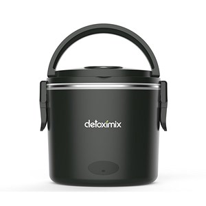 Lunch box chauffant noir DETOXIMIX MEAL