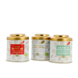 Trio de thés de Noël