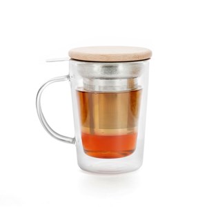 Tasse double paroi et son infuseur
