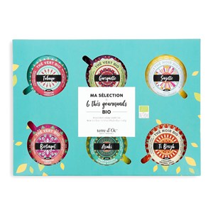 Coffret 6 thés gourmands bio