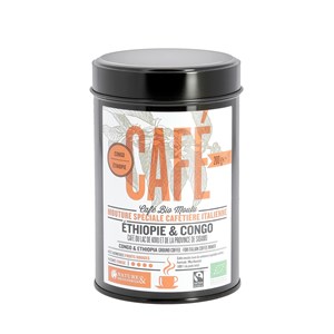 Café moulu Ethiopie et Congo