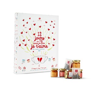Calendrier 12 jours pour dire je t'aime
