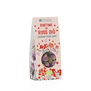 Boutons de rose bio