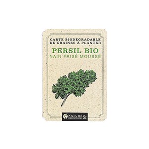 Carte graines de persil bio