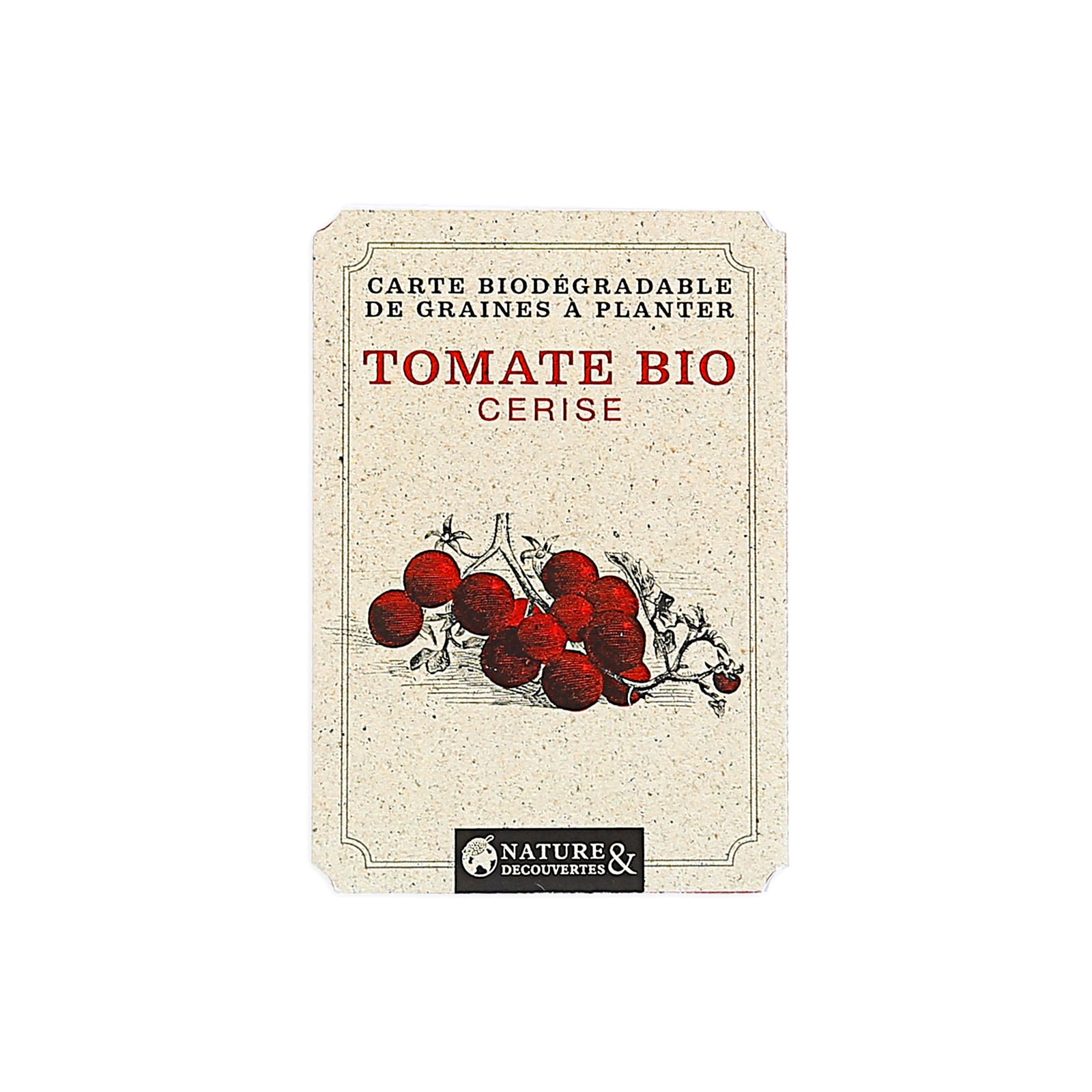 Carte Graines Tomates Cerise Bio Nature Decouvertes