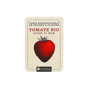 Carte graines tomates cœur de bœuf