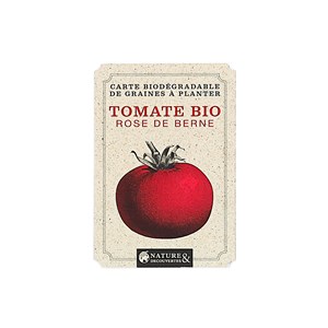 Carte graines tomates rose de berne bio