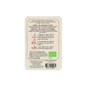 Carte graines tomates rose de berne bio