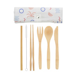 Set de couverts en bambou