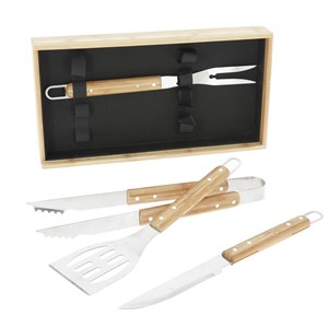 Set de 4 ustensiles de barbecue