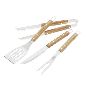 Set de 4 ustensiles de barbecue