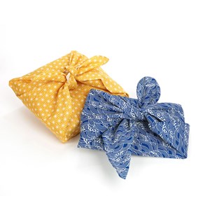 Set 2 furoshikis - Emballage zéro déchet