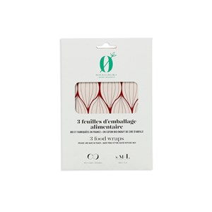 3 feuilles d'emballage alimentaire