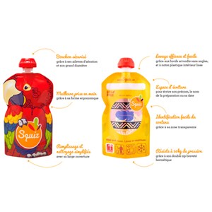 5 gourdes rechargeables Squiz