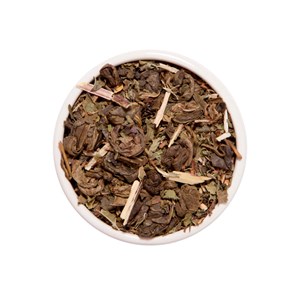 Thé vert bio aux feuilles de menthe