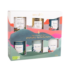Coffret 6 thés et rooibos de Noël