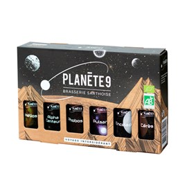 Coffret 6 bières bio Planète 9