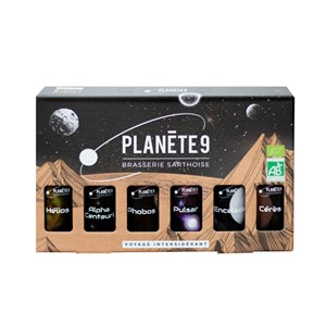 Coffret 6 bières bio Planète 9