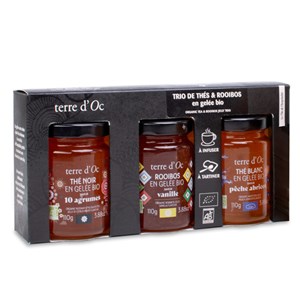 Trio de thés en gelée bio