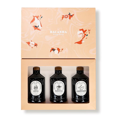Coffret sirops pour cocktails Bacanha