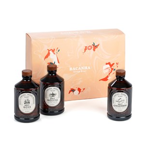 Coffret sirops pour cocktails Bacanha