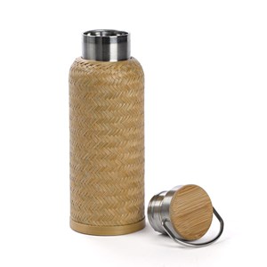 Bouteille double paroi en bambou