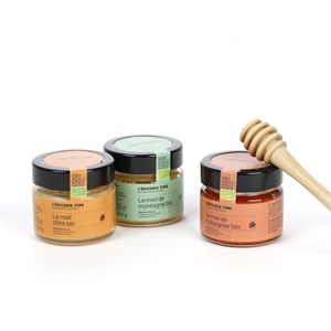 Coffret 3 miels bio français
