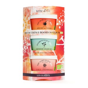 Trio de thés et rooibos glacés bio