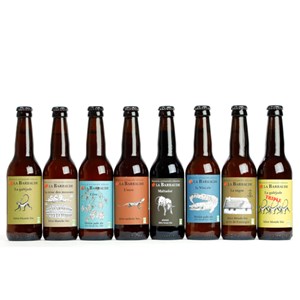 Demi-mètre de bières La Barbaude