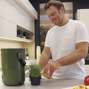 Composteur de cuisine écoconçu 9,6 L