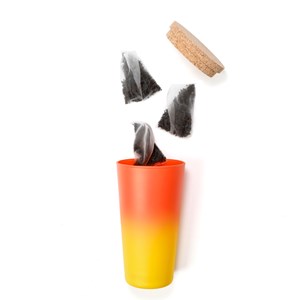 Thé noir glacé bio pêche de vigne