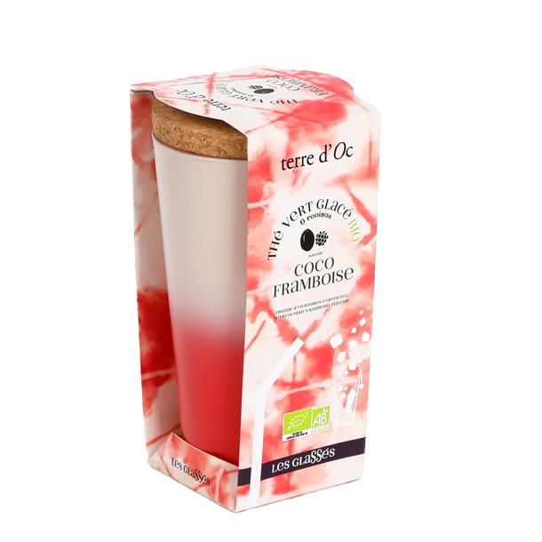 Nature & Découvertes - Thé vert glacé bio coco/framboise