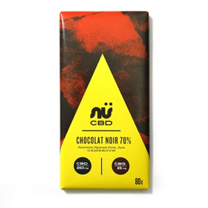 Chocolat noir 70% au CBD bio