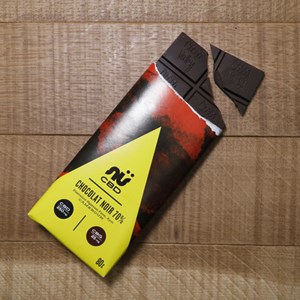 Chocolat noir 70% au CBD bio