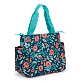 Sac repas isotherme fleurs