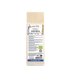 Recharge thé blanc pêche abricot bio