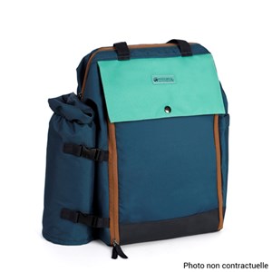 Sac à dos pique-nique tissu recyclé