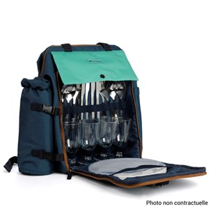 Sac à dos pique-nique tissu recyclé