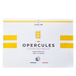 102 opercules compostables Caps Me