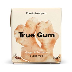 Chewing-gum biodégradable gingembre