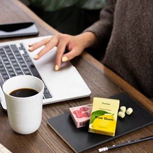 Chewing-gum biodégradable citron