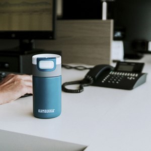 Mug isotherme métallique 300ml Bleu