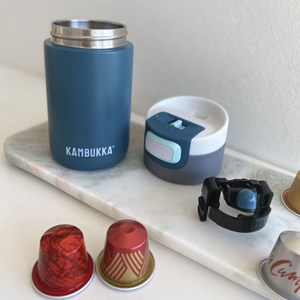 Mug isotherme métallique 300ml Bleu