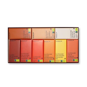 Coffret mini tablettes chocolat noir bio