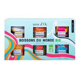 Coffret 6 boissons du monde bio
