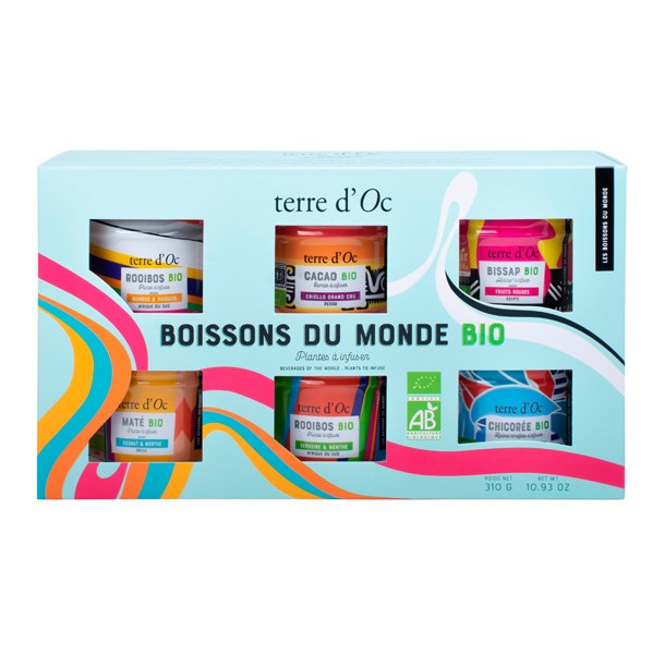 Nature & Découvertes - Coffret 6 boissons du monde bio