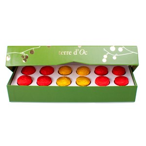 Coffret 24 mini nids de thé compressé