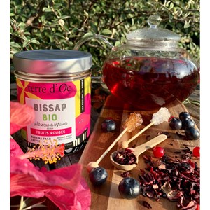 Bissap bio hibiscus et fruits rouges
